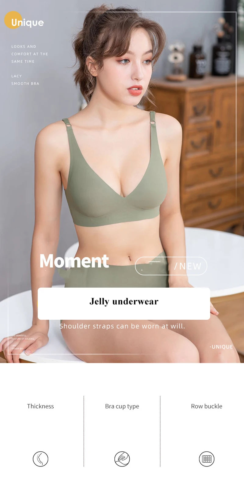 SABRINA Seamless,push up bra