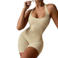 WONDA Backless High-Waist Jumpsuit Short