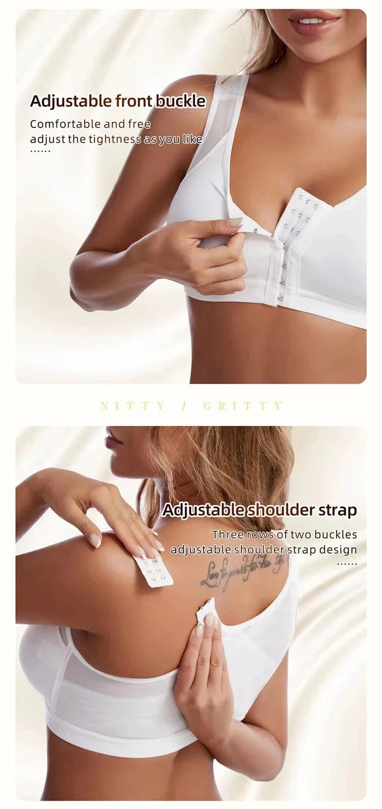ANNA Front Closure Posture Corrector  Push Up